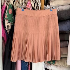 J. Crew | Blush Pink Stitch Pleated Mini Skirt 2
